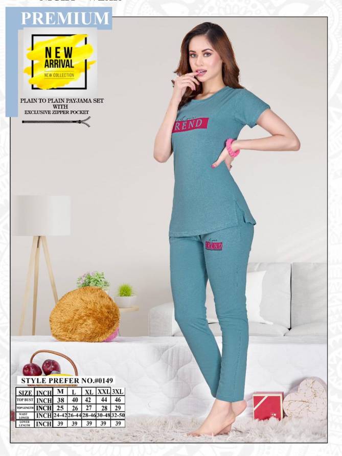 Summer Special Vol A0149 Hosiery Cotton Night Suits Catalog